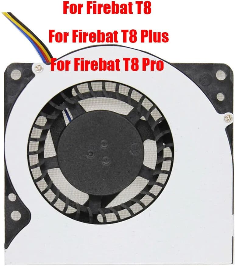RTDPART Replacement MINI PC Fan For Firebat T8 / T8 Plus / T8 Pro For Chatreey T8 Plus T8 Pro DC5V 4PIN