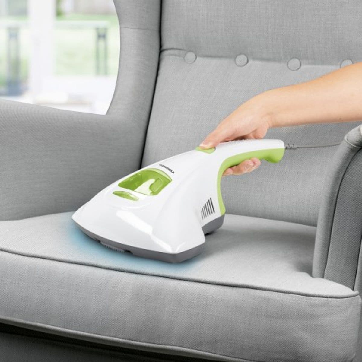 Støvsuger - Håndholdt For Madrass, Mot Midd, Bakterier, Sopp - Cleanmaxx - 230v - Uv-C Lys