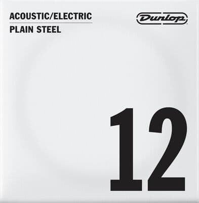 Dunlop Plain Steel Single String 012