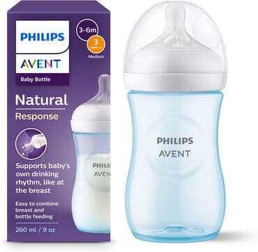 Philips Avent Biberão Natural Response de 260ml azul 260 ml