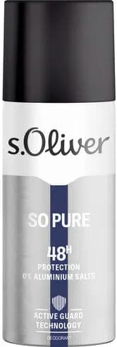 s.Oliver So Pure Men 48H deodorant spray 150 ml