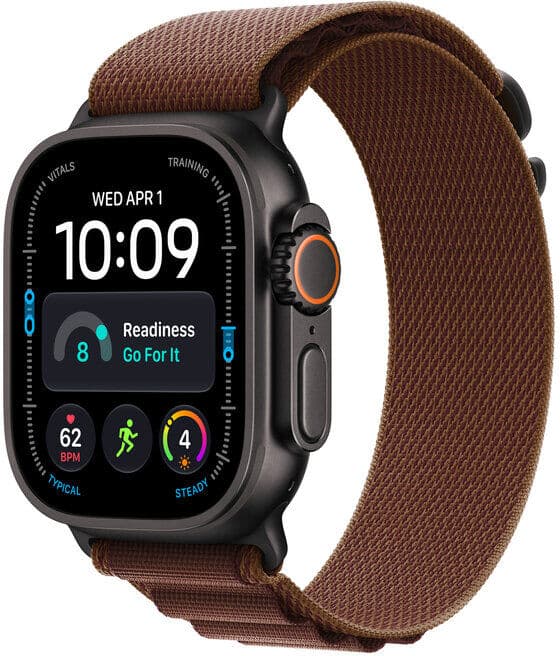 Apple WATCH ULTRA 4 49MM GPS + TITÂNIO PRETO E LOOP ALPINE BORDÔ - L