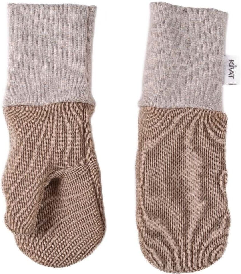 Kivat vintervotter til barn og baby, Lys Beige (5-8 år) 5-8 år