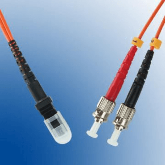 MicroConnect Optisk Fiberkabel, Mtrj-St, Multimodus, Dupleks, Om2 (Oransje), 5m, 1 Stykk, Sen-Fib211005-2 oransje