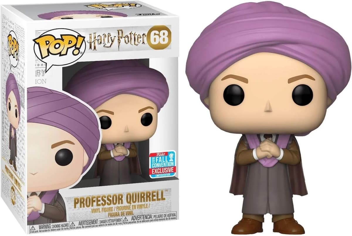 FUNKO POP Harri Potter PROFESSOR Quirrell 68# Vinyl Figure Fall Convention Limited Edition Exlusive Collection Gift Model Toys