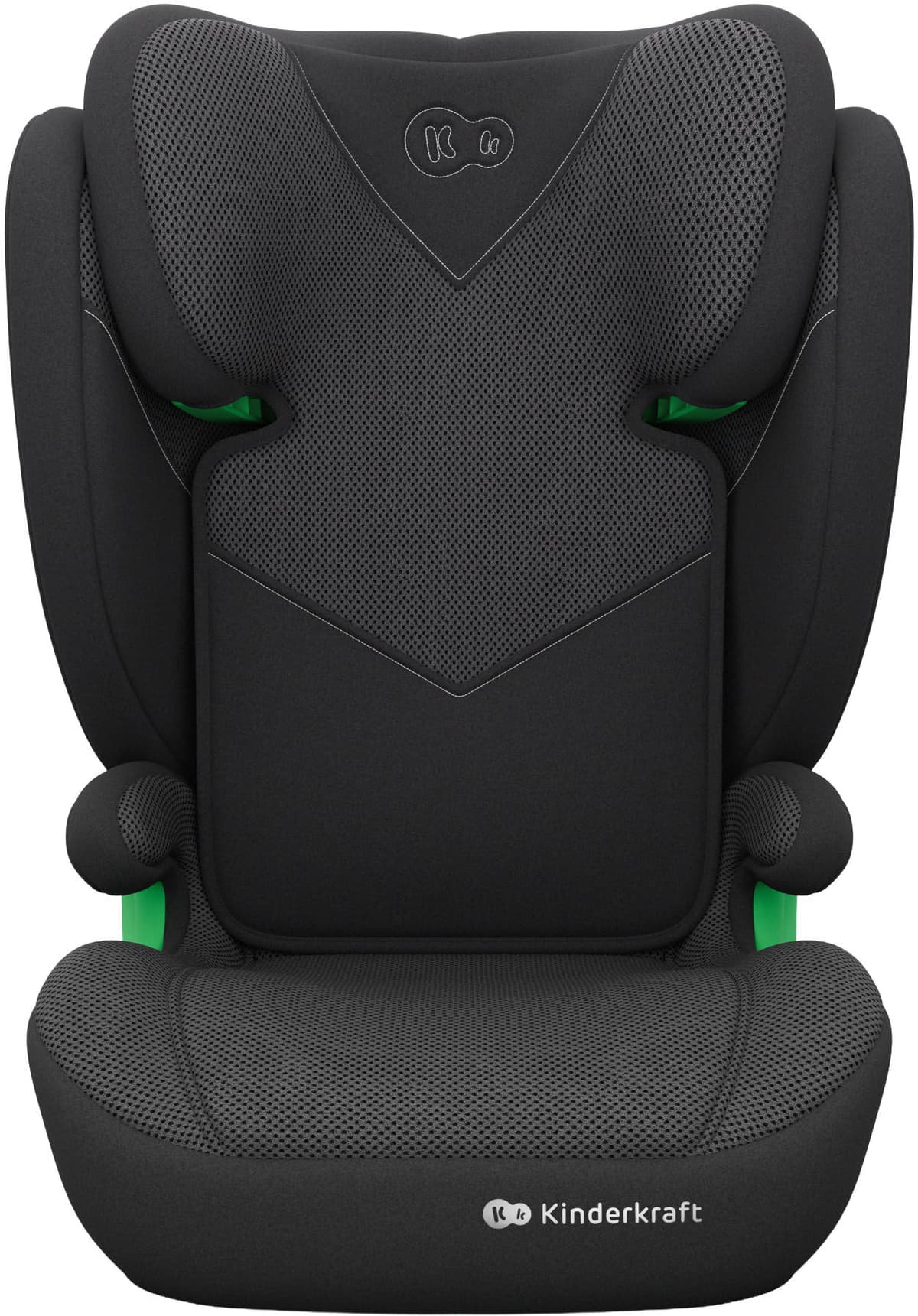 Autokindersitz KINDERKRAFT "JUNIOR FIX 2 PLUS", Baby, schwarz, Materialmix, Kindersitze Autokindersitz