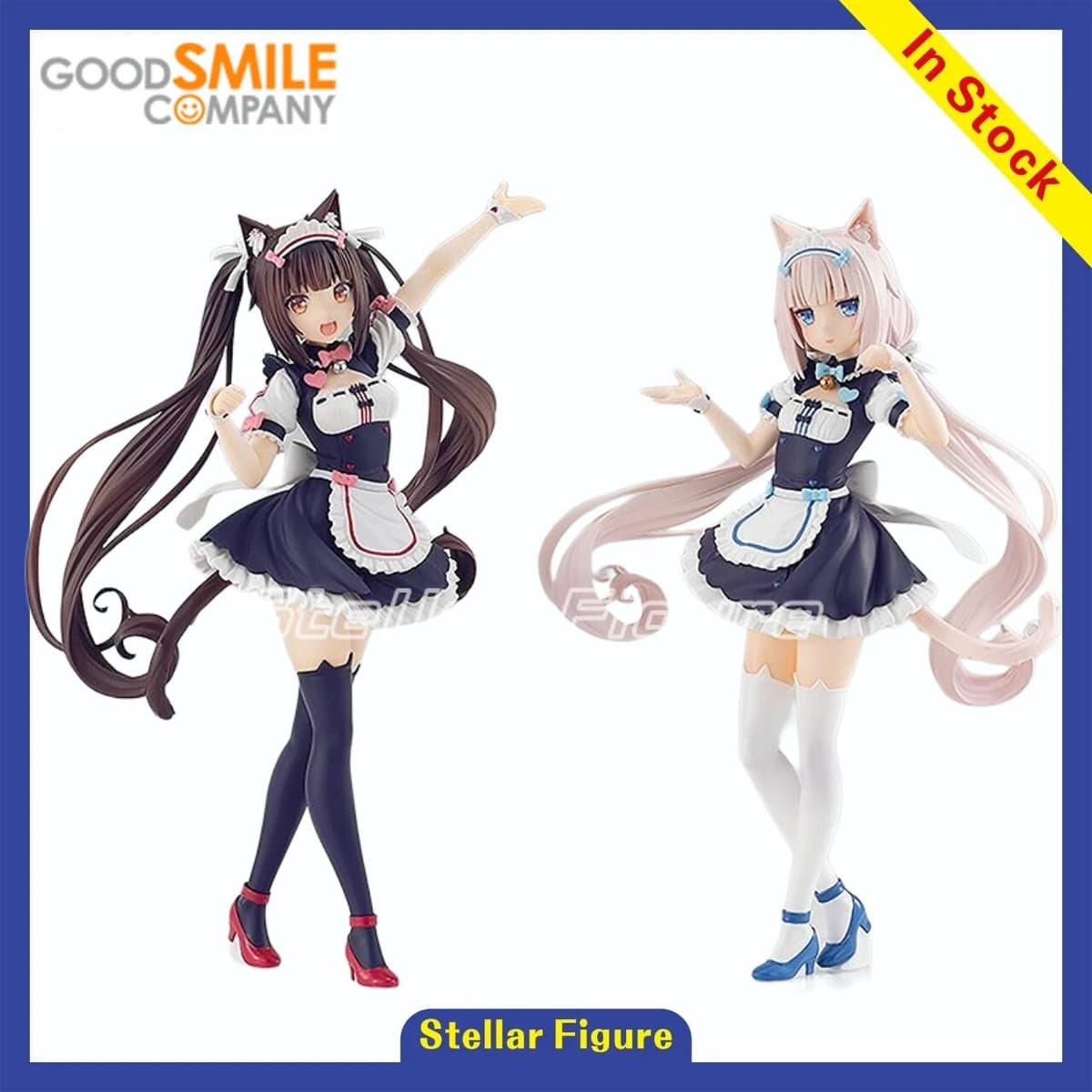 Bandai 【SF】In Stock Original GSC POP UP PARADE NEKOPARA Vol 1 Soleil Opened Chocola Vanilla Figures Collection Animation Gift