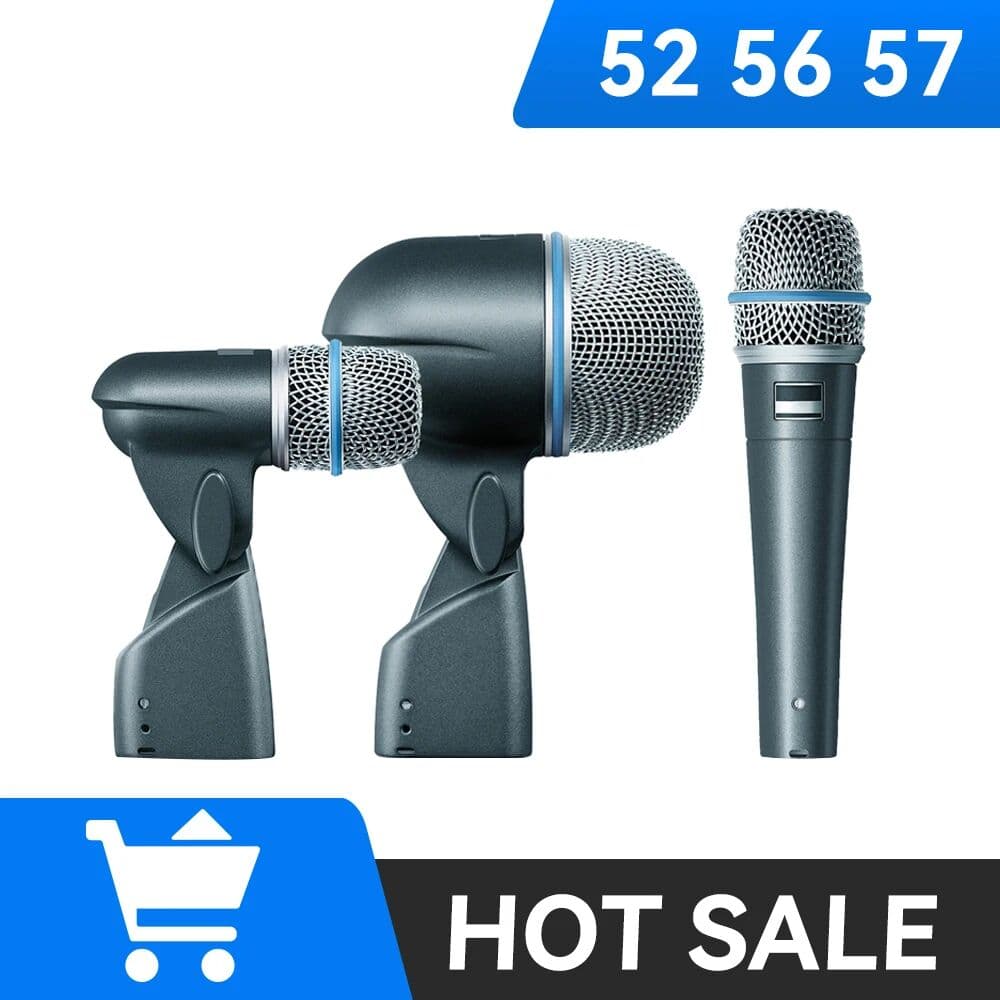 NONE Drum Microphone 56A 52A 57A Musical Instruments Mic For Band DJ Stage Instrumental Performance Recording Live