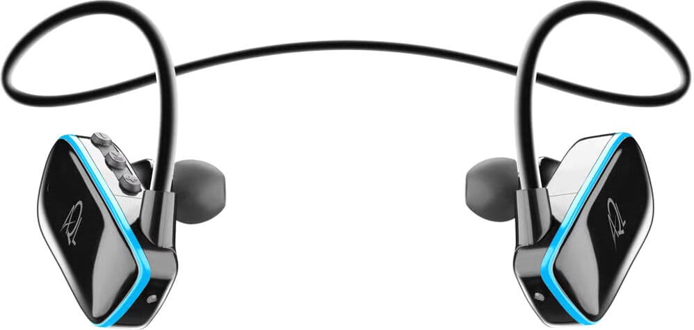 Cellular Line waterproof bt earphones 4gb univ sonido Negro (UNICA)