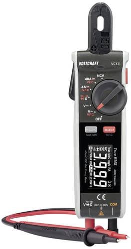 VOLTCRAFT VC-371 Stromzange kalibriert (ISO) digital CAT III 600V Anzeige (Counts): 4000