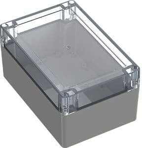 BOX4U 6U07181209139 - Industrial housing, 180 x 120 x 90.3mm, IP66/IP68, light gray