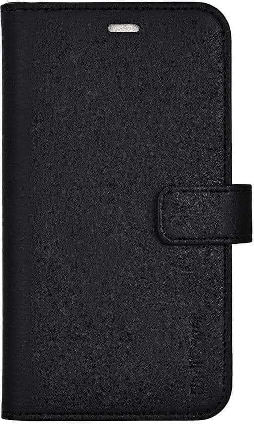 RadiCover iPhone 18 Pro / 17 Pro Anti Stråling Kunstskinn Flip Deksel med Lommebok - Svart