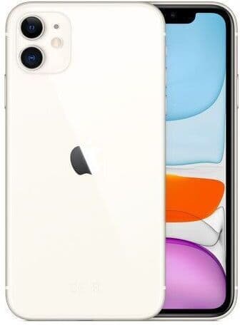 Apple iPhone 11   64 GB   Dual-SIM (eSIM, Nano-SIM)   white - Refurbished
