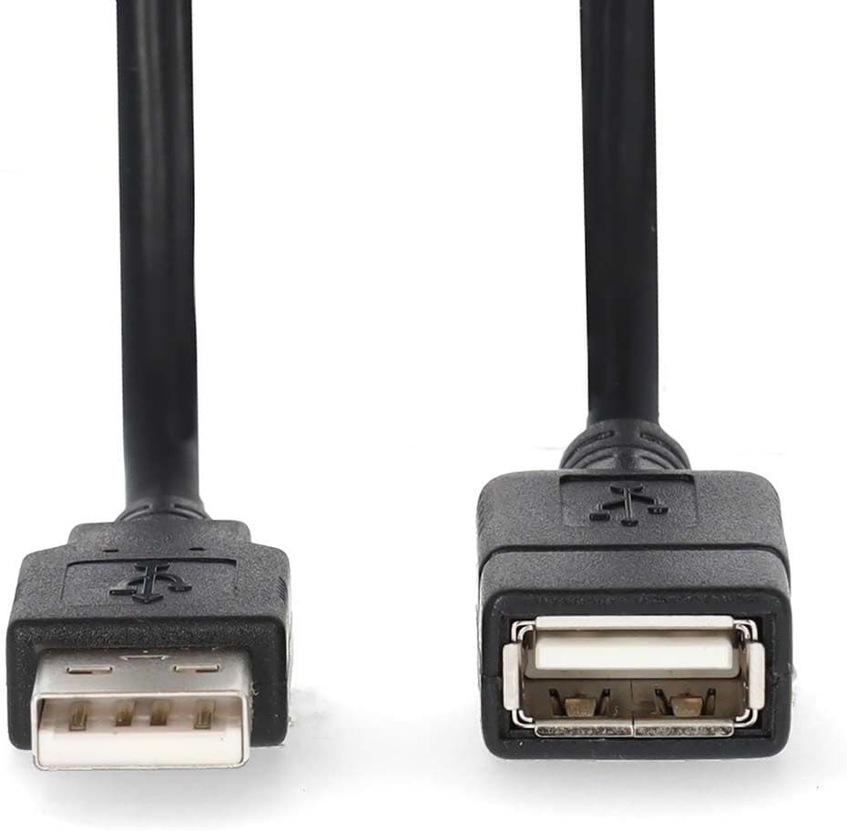 Usb Kabel Forlenger Usb 2,0 - Usb-A Hann Til Usb-A Hun - 2 Meter