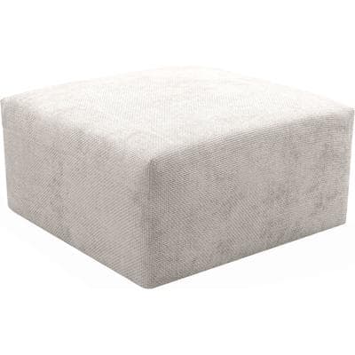 Polsterhocker WERK2 "Zeus-XL Polsterhocker modern und bequem", natur, B:80cm H:41cm T:80cm, 100% Polyester, Hocker, Polsterhocker, Curvy Trend Hocker mit urbaner Optik