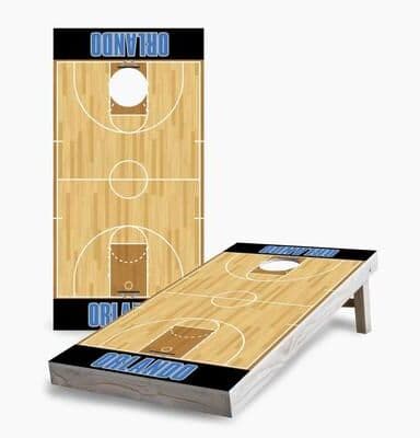 Skip's Garage Orlando Magic Regulation 2x4 Cornhole Game Set