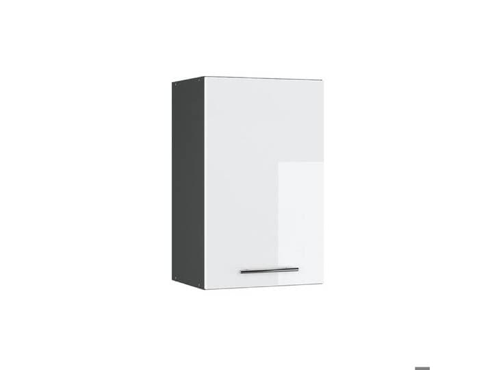 Elément haut de cuisine Fame-Line 45cm Blanc Haute brillance/Anthracite Vicco 35543