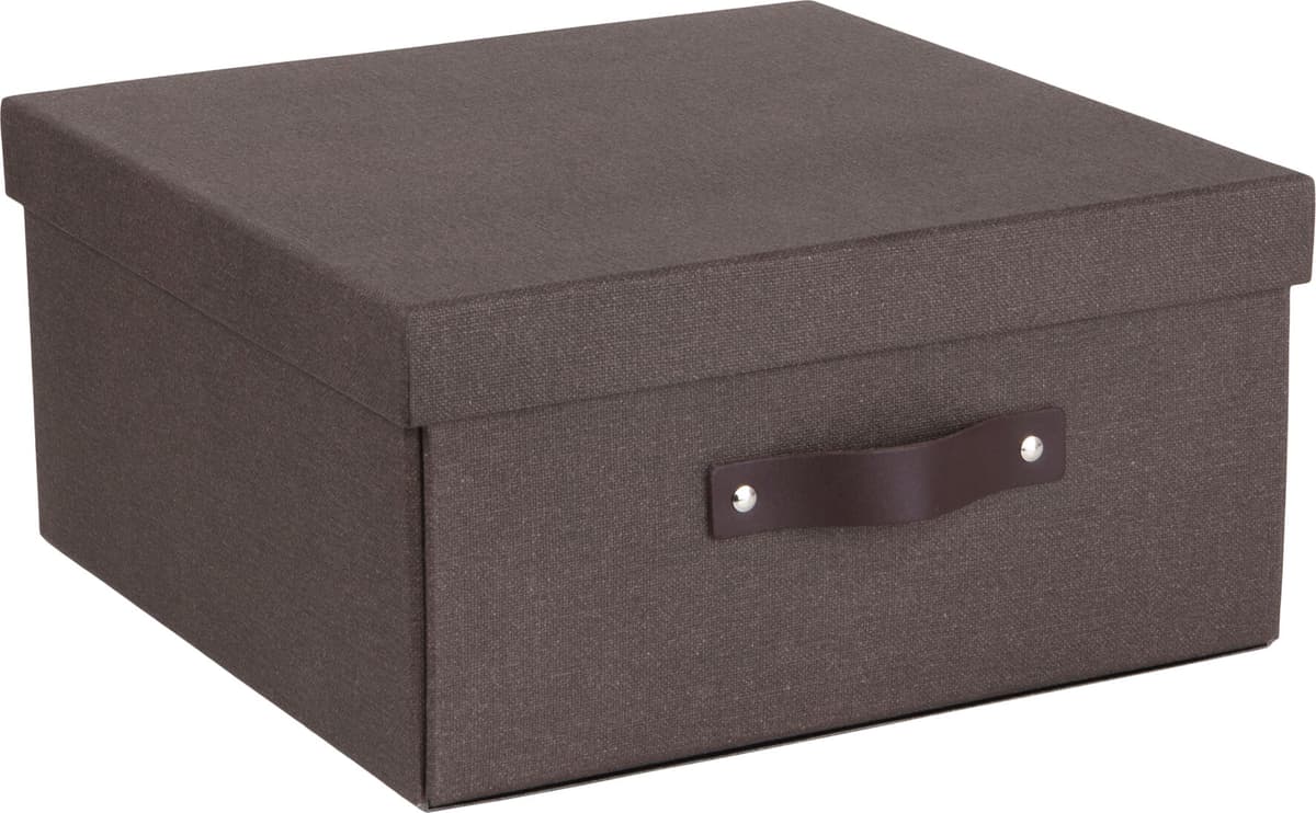Förvaringsbox Bigso Levi canvas brun
