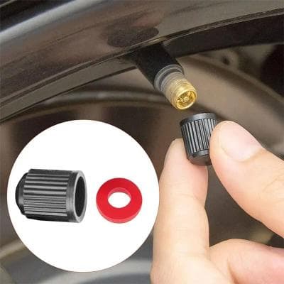 Uplift Essentials Universal Car Tire Valve Stem Dust Caps (10 Piece Pack) Universal Car Tire Valve Stem Dust Caps (10 Piece Pack)