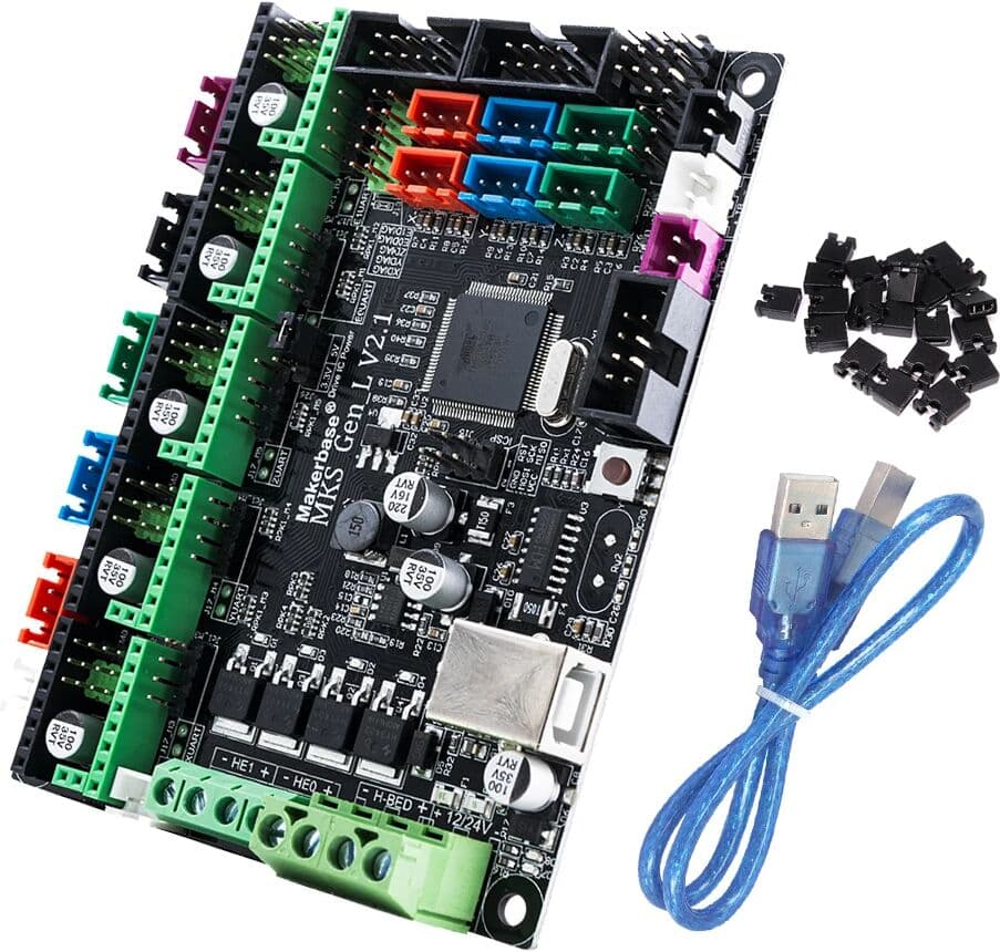 RAMPS MKS Gen-L V 2.1 1.0 Control Board 3D Printer Parts With TMC2209 TMC2208 Uart Mode Gen L for Ramps1.4 A4988 DRV8825