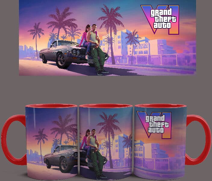 GTA VI Lucia & Jason bögre (Piros)