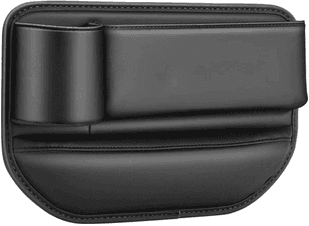 Universal Stock Car Seat Gap Filler Organizer With Cup Holder And Storage Compartments left
