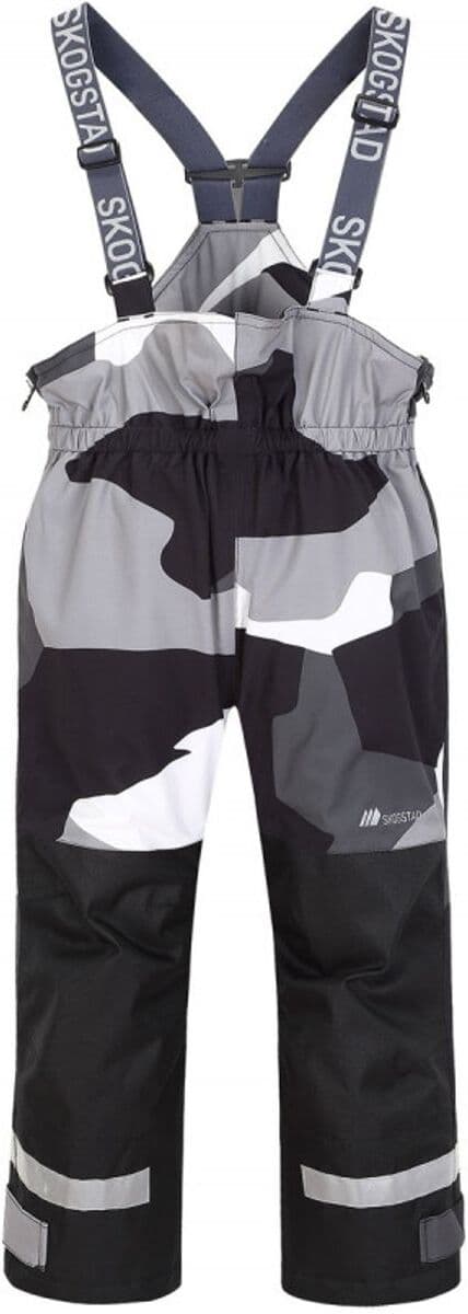 Skogstad Rime 2-Lags Tekniske Selebukse Til Barn Black Camo (5 År - 110 Cm)