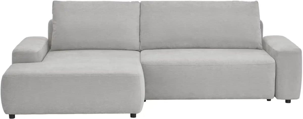 uno Ecksofa mit Schlaffunktion Bouli ¦ grau ¦ Maße (cm): B: 264 H: 105 T: 162.0