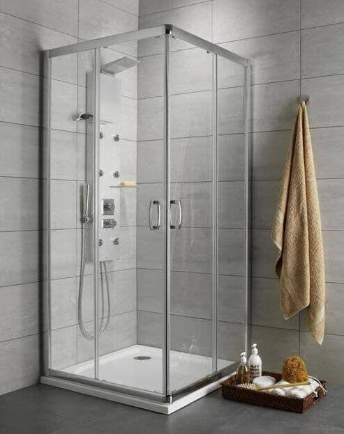 Radaway Premium Plus D Kabina prostokątna 100x80 szkło brązowe + Brodzik Doros D + syfon 30434-01-08N __DARMOWA DOSTAWA__