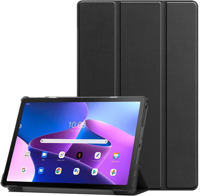 eSTUFF Houston Folio Deksel Til Lenovo Tab M10 Plus 3. Generasjon - Svart, 1 Stykk, Sen-W127354318 Svart