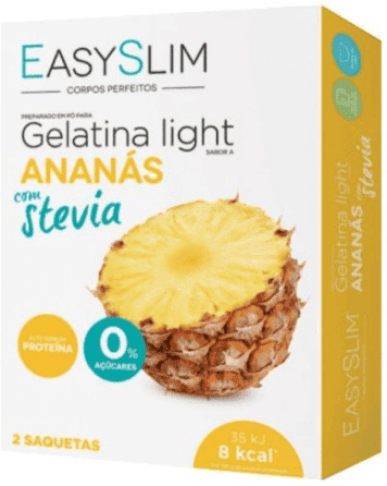 Easyslim Gelatina Light Ananas Stevia Saqueta x2
