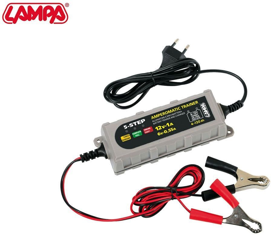 Caricabatteria Intelligente Amperomatic Trainer Lampa 6/12v 5 Step