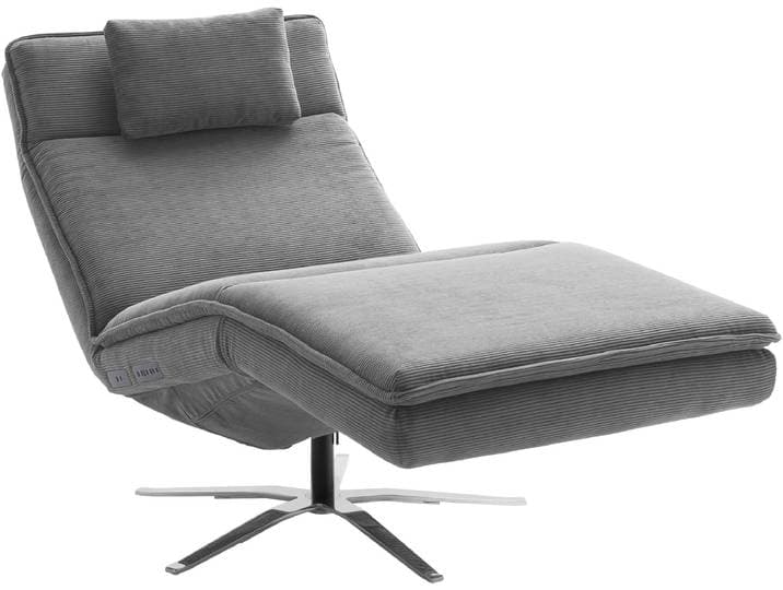 Relaxsessel Belize, Ergonomischer Liege-Luxus zum Entspannen , grau, B:83cm H:56cm T:153cm, 95% Polyester, 5% Nylon, SCHÖNER WOHNEN-KOLLEKTION, Sessel, Relaxsessel, Herz-Waage-Position, motorische Verstellung & USB-Anschluss