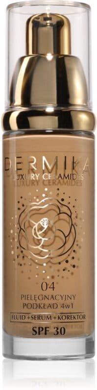 Dermika Luxury Ceramides SPF 30 Serum Foundation with ceramides shade 04 30 ml