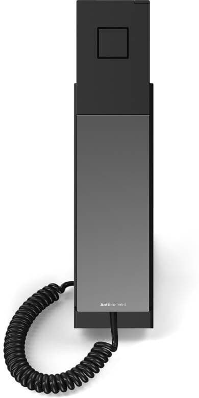 Snom HD30L Téléphone SIP design avec fonction de numérotation automatique, boîtier antibactérien et façade personnalisable. Idéal pour les halls
