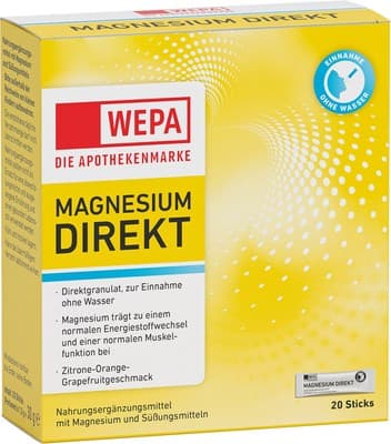 WEPA Apothekenbedarf GmbH & Co KG WEPA Magnesium Direkt Sticks 20 St 17935083