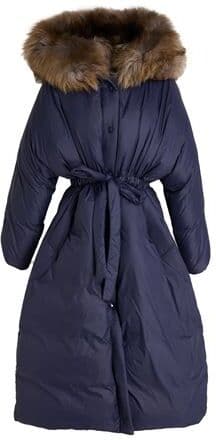 Blumarine Plumífero y acolchado Mujer Azul marino 34,36,38 Mujer