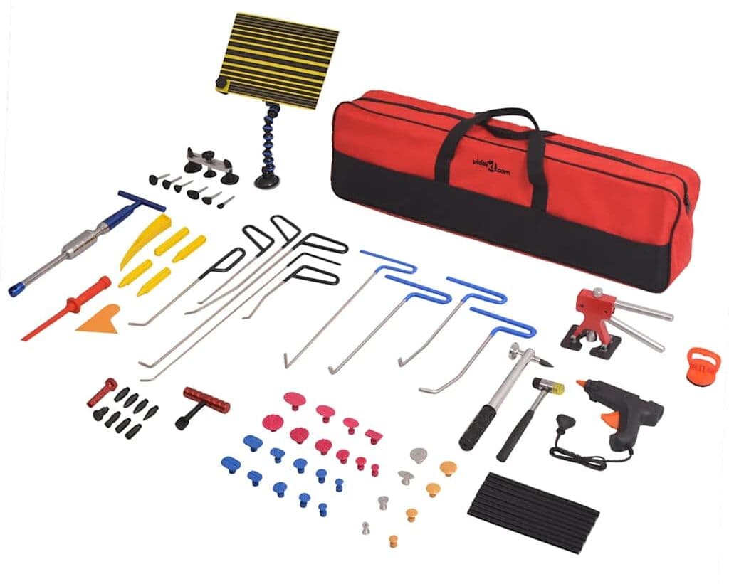 vidaXL Kit de débosselage sans peinture 80 pcs Acier inoxydable
