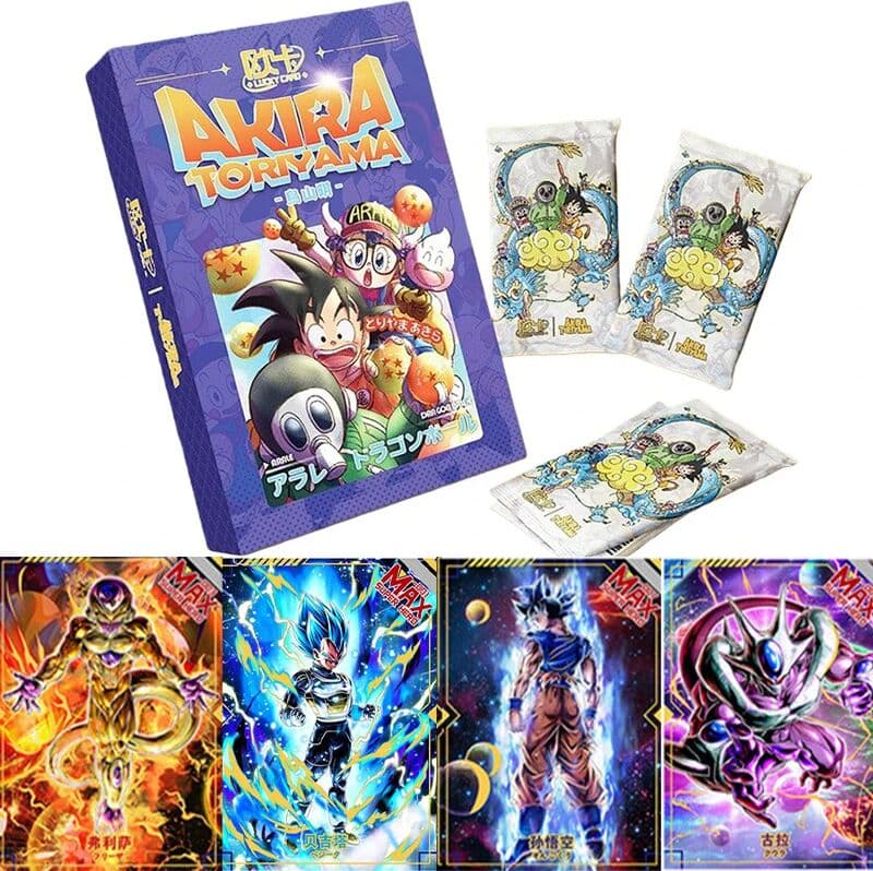kayou Akira Toriyama Dragon Ball Z Trading Cards Booster Box - Lucky Card Series DBZ Collectible Cards with Ultra Instinct Goku Vegeta
