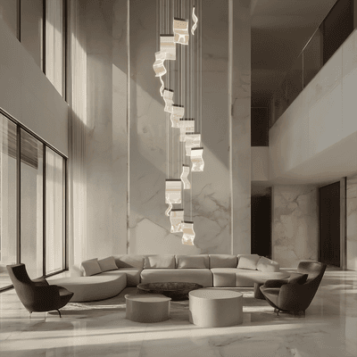 Helia   Luxury Postmodern Chandelier   20 Lights / Metallic Gold / Warm White (3000k)   MOD LIGHTING