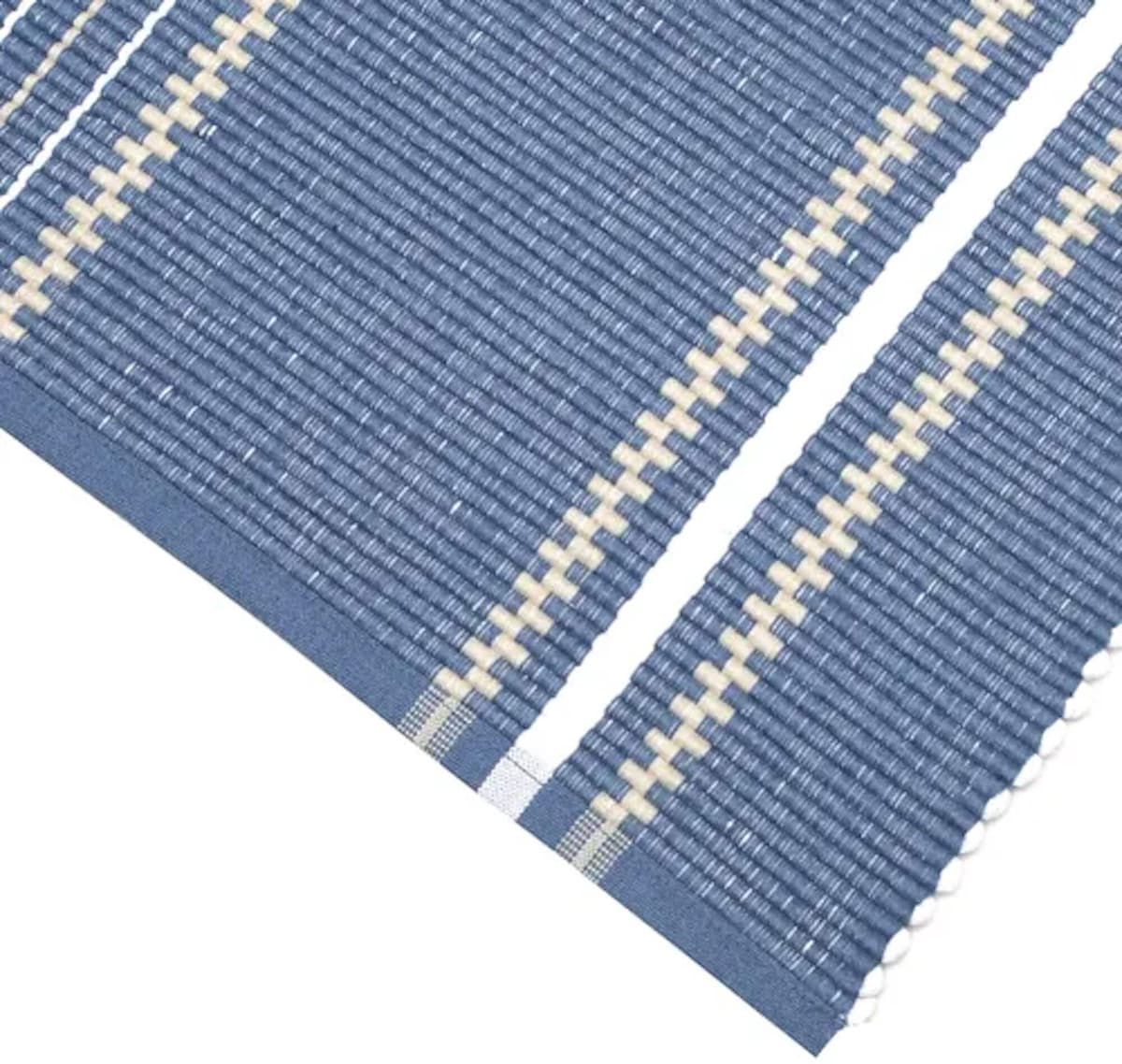 Wasa Ecotextil Ripsmatta Linda Grå/blå