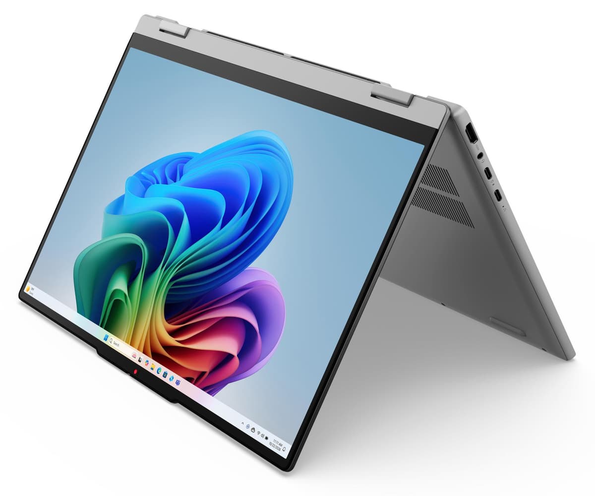 Lenovo IdeaPad 5 2-in-1 (Luna Grey, 15,3" WUXGA, AMD Ryzen AI 7 445, 8 GB RAM, 4 TB SSD) mit Windows 11 Pro & Office 2024 Pro