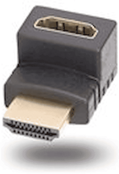 Startech Down Angle HDMI 2.0 Adapter, 90-Degree HDMI Port Saver,