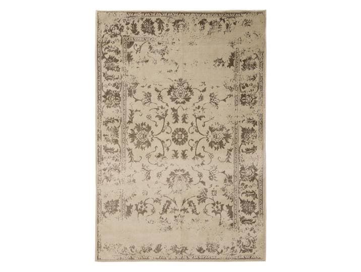 benuta Vintageteppich Suki 120/170 cm, Creme, Braun, Kunststoff, Vintage, Rechteckig, 120x170 cm, für Fußbodenheizung geeignet, in verschiedenen Größen erhältlich, pflegeleicht, Teppiche & Böden, Teppich, Vintageteppich