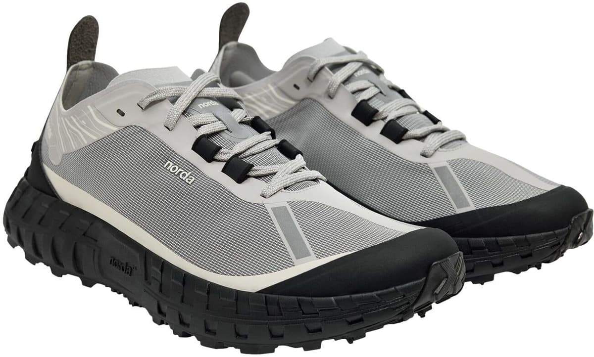 Norda 001 Pewter Sko Sort Og Grå Grå  40 2/3