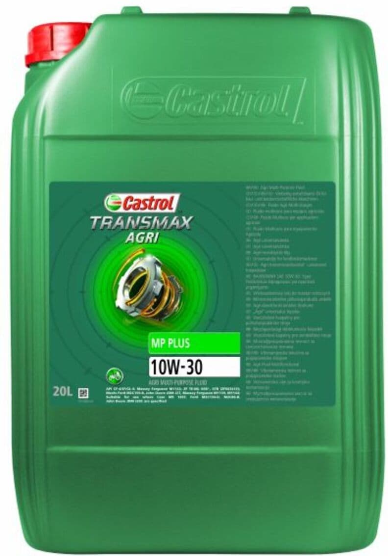 Huile polyvalente CASTROL 15BF37 Transmax AGRI MP PLUS 10W30 20L