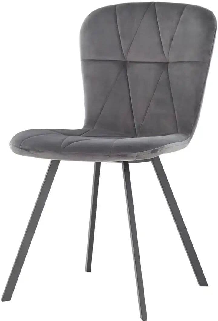 Höffner Stuhl  Timo ¦ grau ¦ Maße (cm): B: 46 H: 84,5 T: 56.5