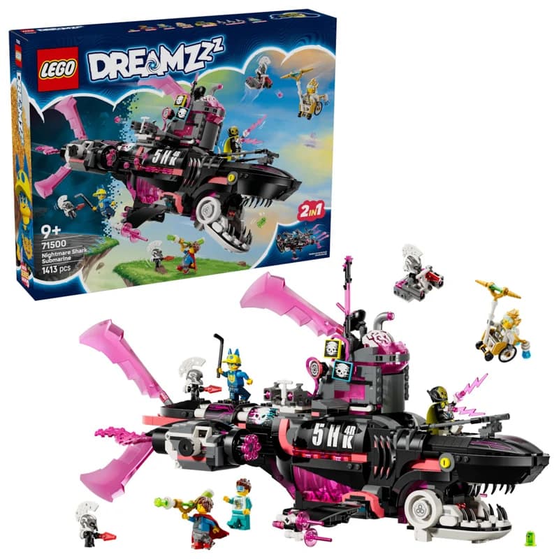 Lego DREAMZzz Nightmare Shark Submarine για 9+ ετών Ετών 1413τμχ