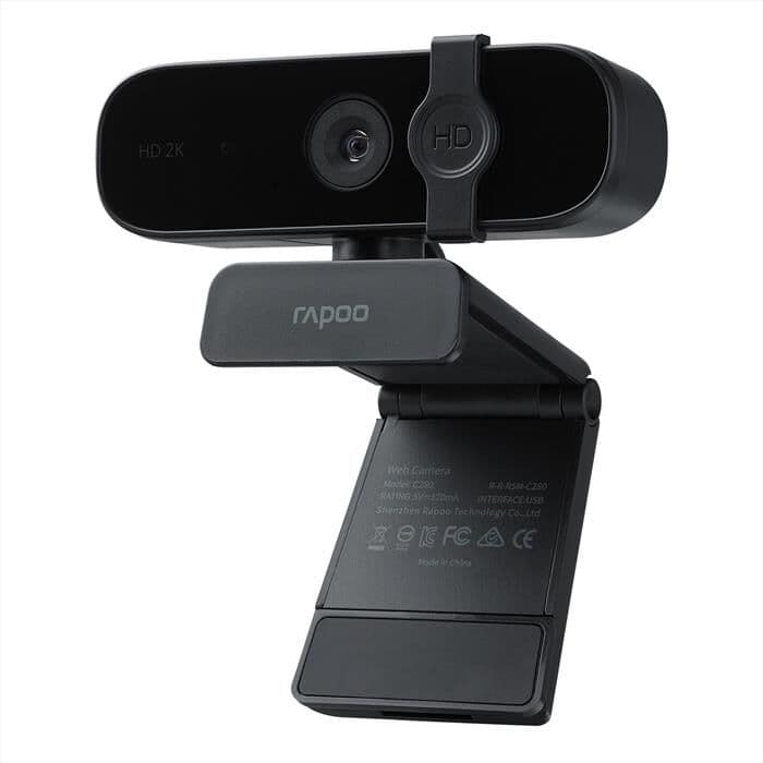 RAPOO Webcam Xw2k-black Nero