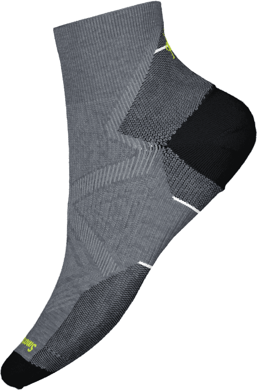 Smartwool Run ZC Ankle Socks Medium Gray XL